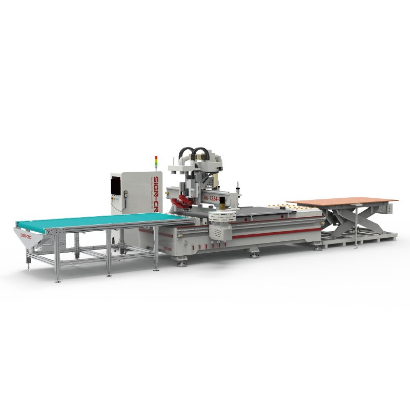 SIGN 1325 1530 2030 ATC CNC Router Machine Wood Panel Furniture Making Machine 9kw Spindle Auto Loading Cnc Router
